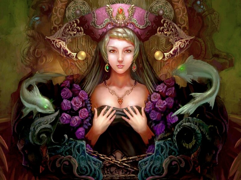 Woman in Ornate Crown