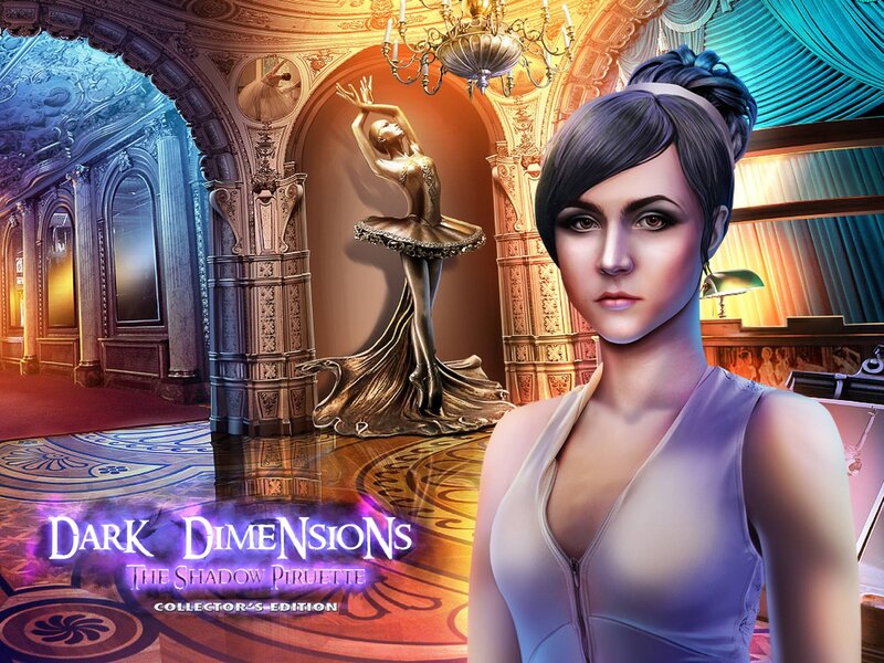 Woman in Ornate Hall — Purple