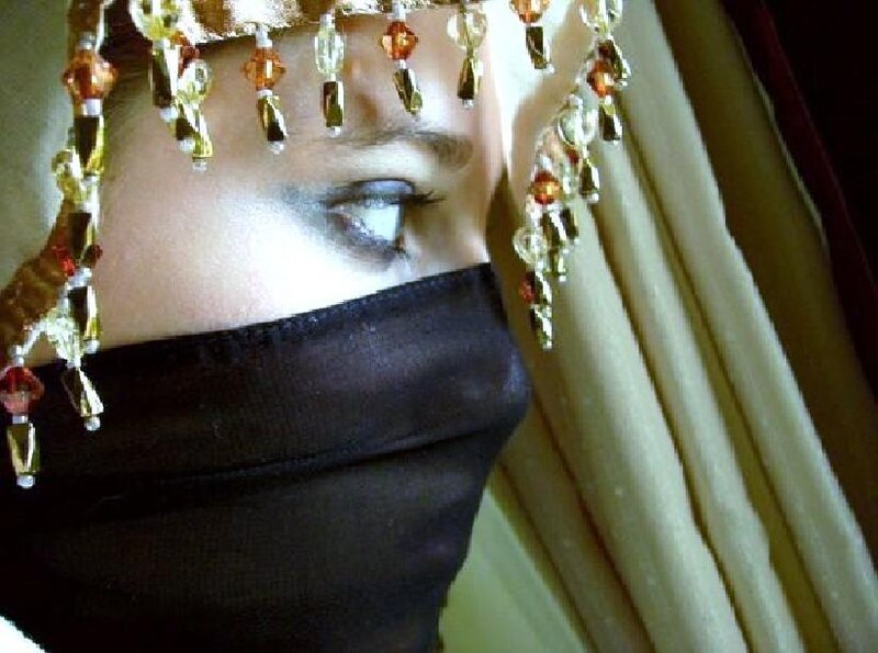 woman in ornate headpiece