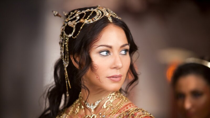 woman in ornate headpiece