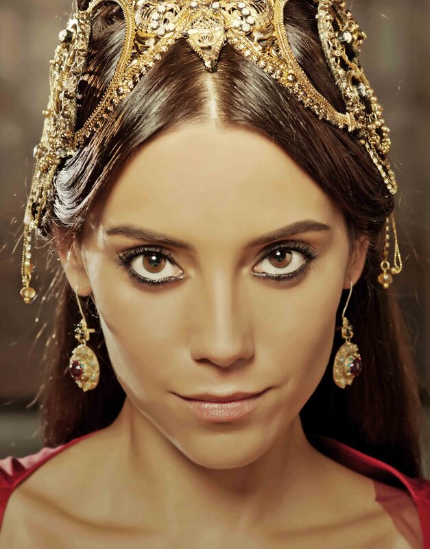 woman in ornate headpiece