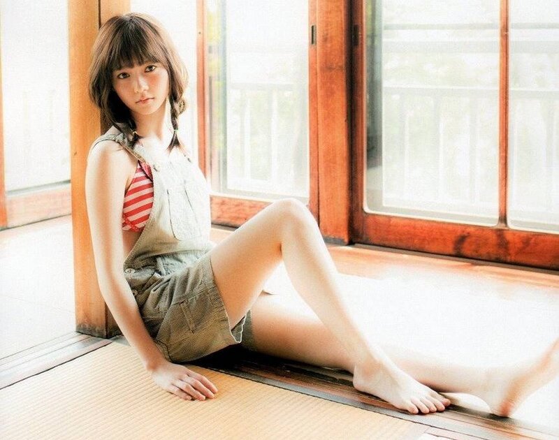 Woman in Overalls — Beige