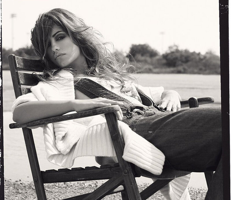 Woman in Overalls — Black, Contemplative