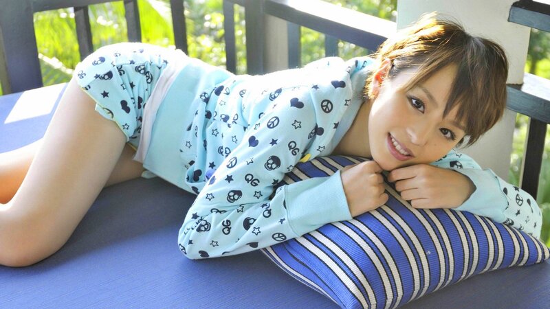 woman in pajamas on a pillow