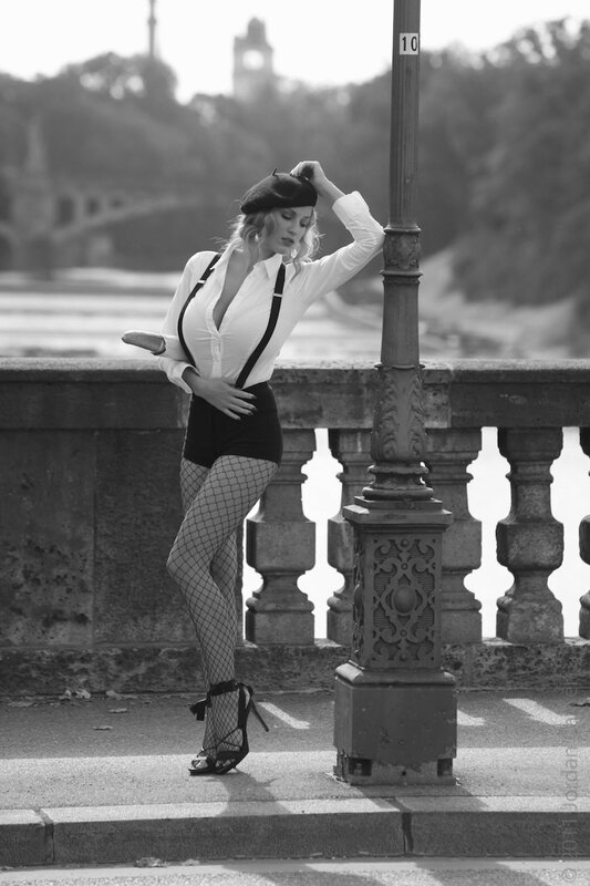woman in parisian style