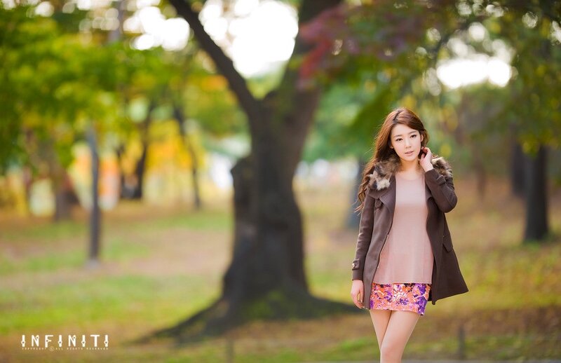 Woman in Park — Brown, Serene