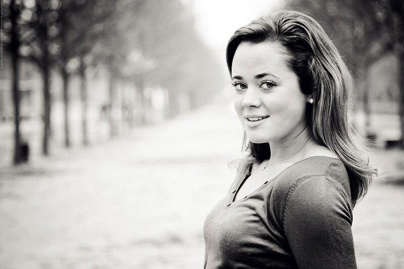 woman in park portrait