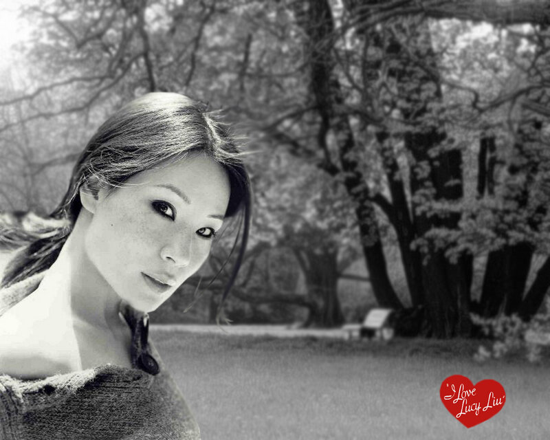 woman in park portrait