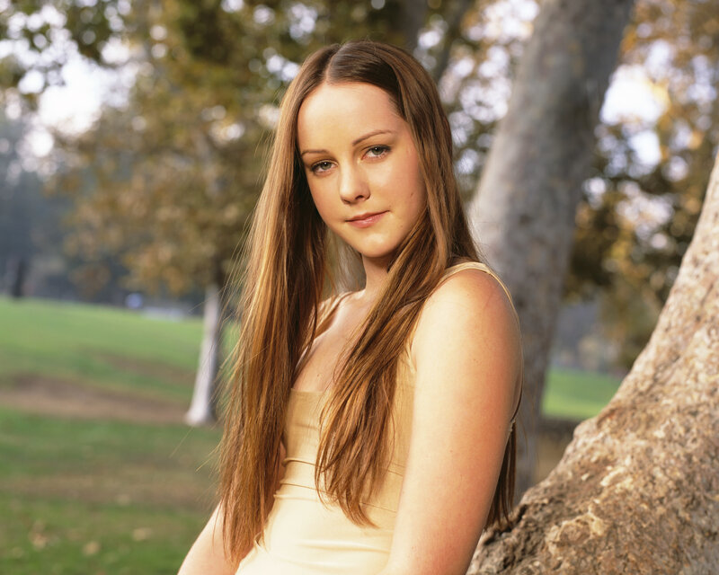 woman in park portrait