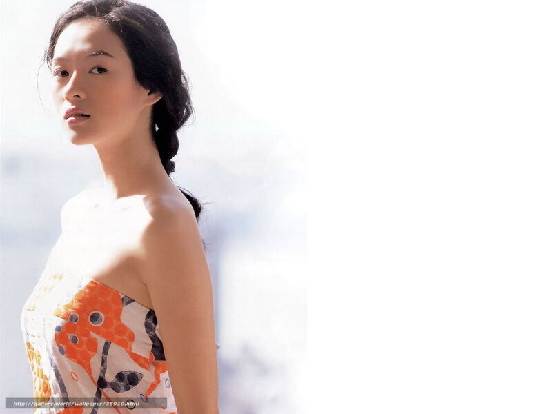 woman in patterned dress