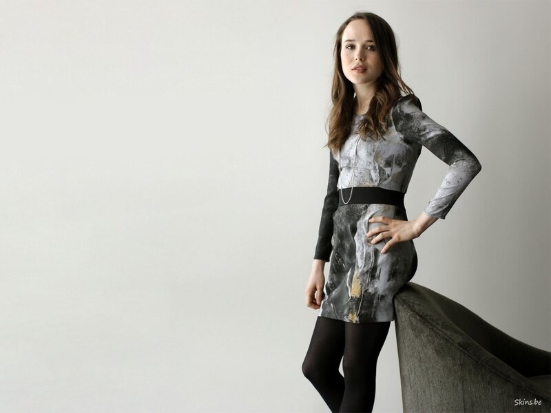 woman in patterned dress