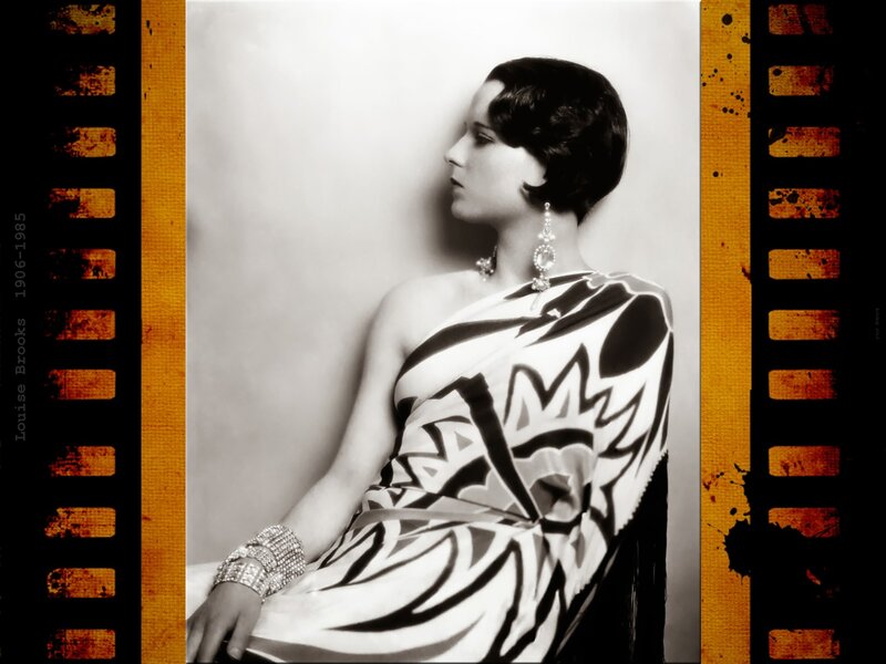 Woman in Patterned Dress — Black, Dramatic, Photograph, Jewelry