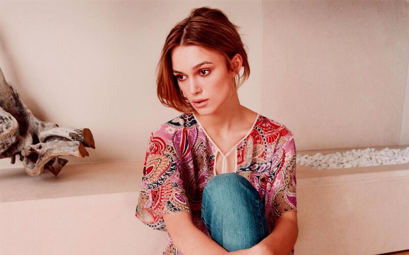Woman in Patterned Shirt — Pink