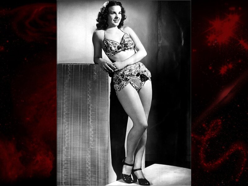 Woman in Patterned Swimsuit — Black, Confident