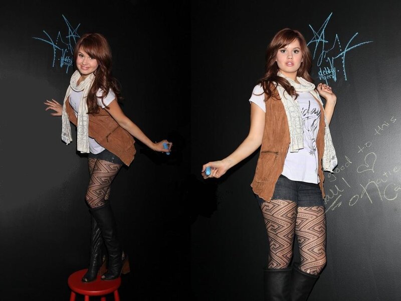 Woman in Patterned Tights — Black, Casual