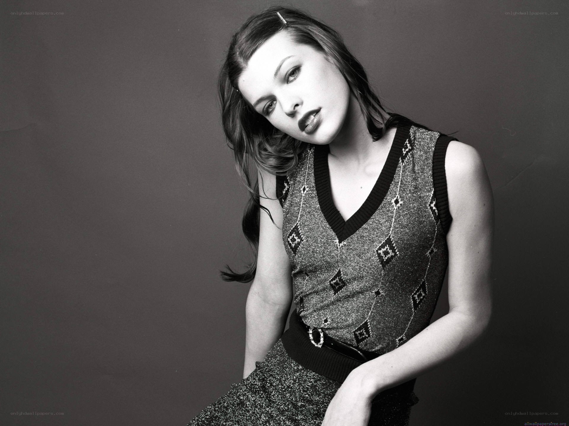woman in patterned top