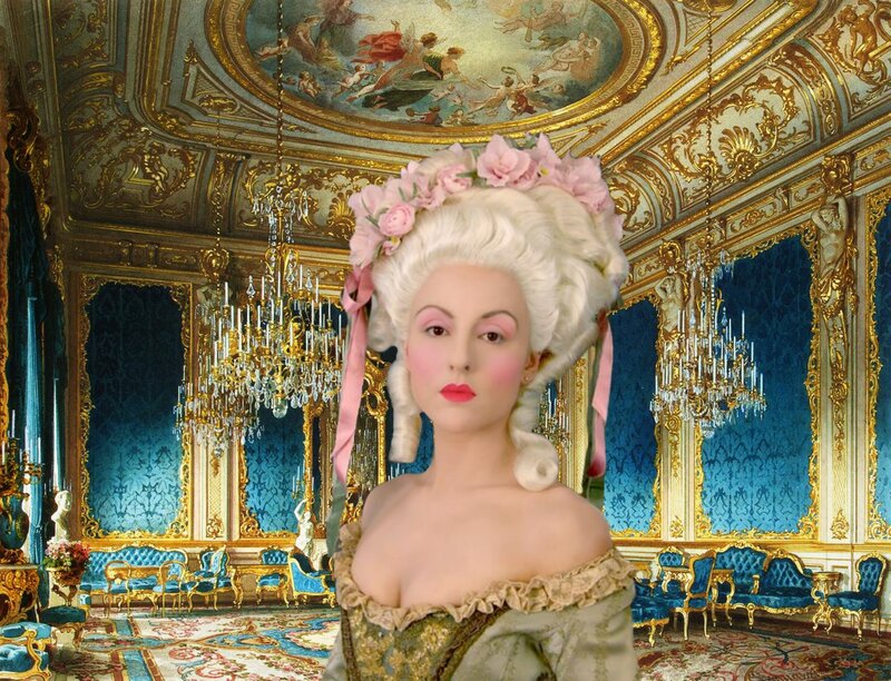 Woman in Period Dress — Gold, Opulent