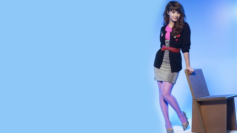 Woman in Pink and Black Outfit — Blue
