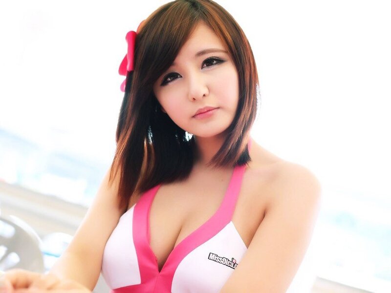 Woman in Pink and White Top — Neutral