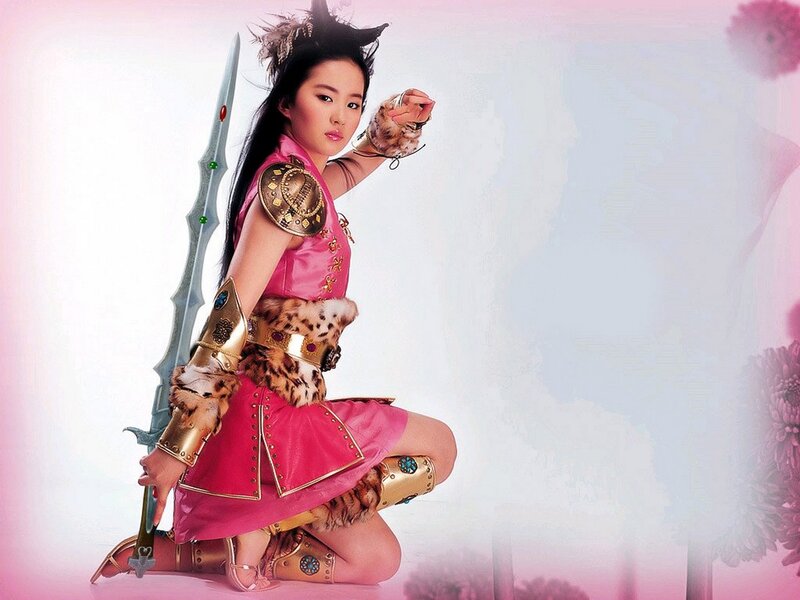 Woman in Pink Armor — Dramatic