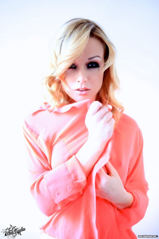 woman in pink blouse
