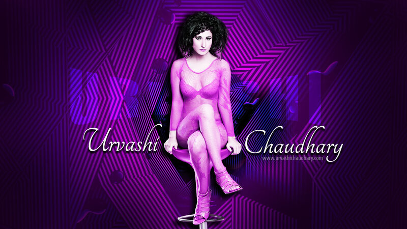 Woman in Pink Bodysuit — Purple