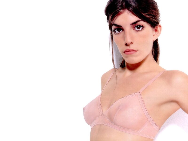 woman in pink bra