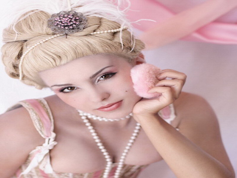 woman in pink costume
