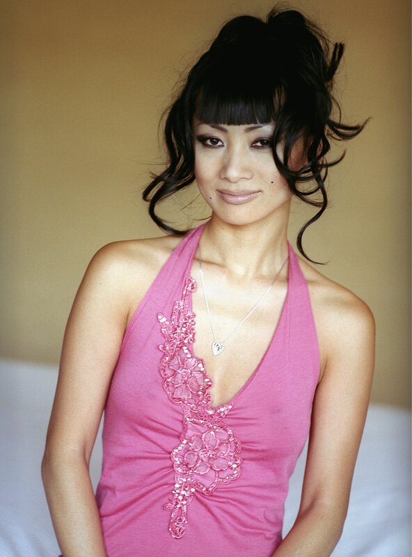 woman in pink dress