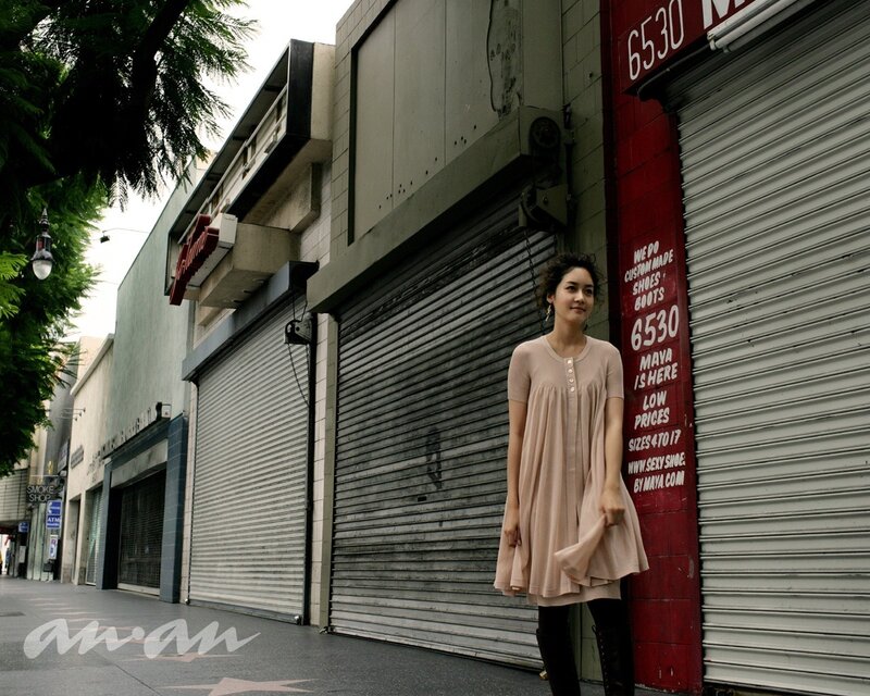 Woman in Pink Dress — Beige, Calm, Afternoon
