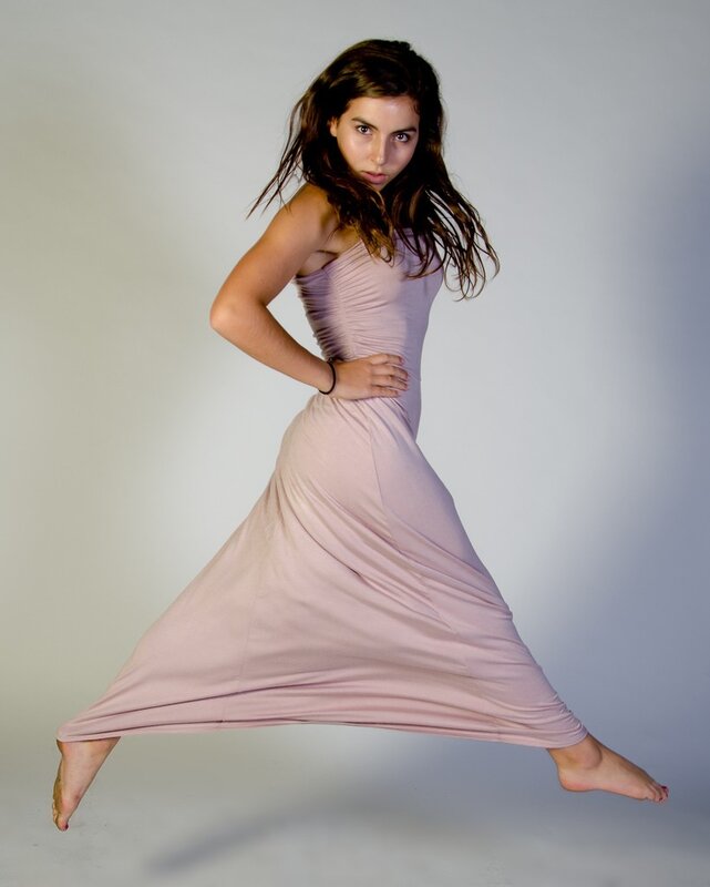woman in pink dress dancing
