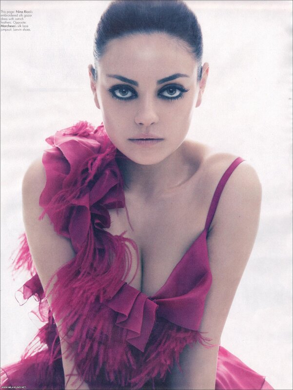 Woman in Pink Dress — Dramatic, Photograph, Feathers, Makeup
