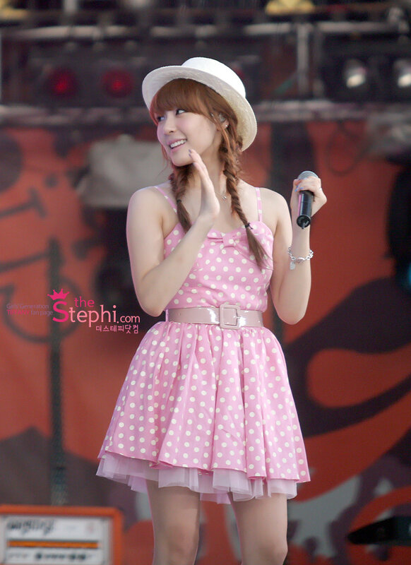 Woman in Pink Dress — Performing, Photograph