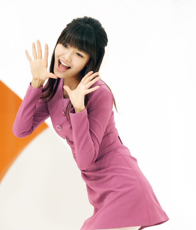 Woman in Pink Dress — Playful, Photograph, Hands