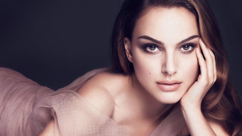 woman in pink dress portrait