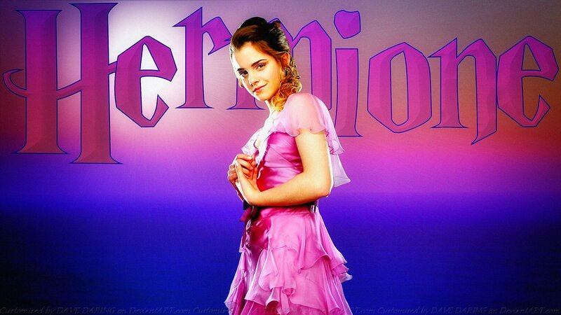 Woman in Pink Dress — Purple, Dramatic, Photograph, Text