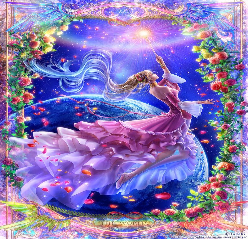 Woman in Pink Dress — Purple, Magical