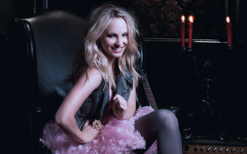 woman in pink dress smiling