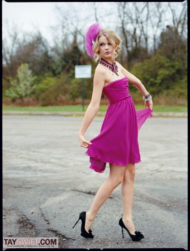 woman in pink dress walking