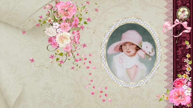 Woman in Pink Hat — Elegant