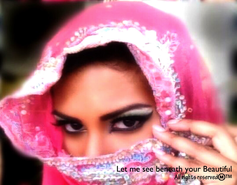 Woman in Pink Headscarf — Dramatic