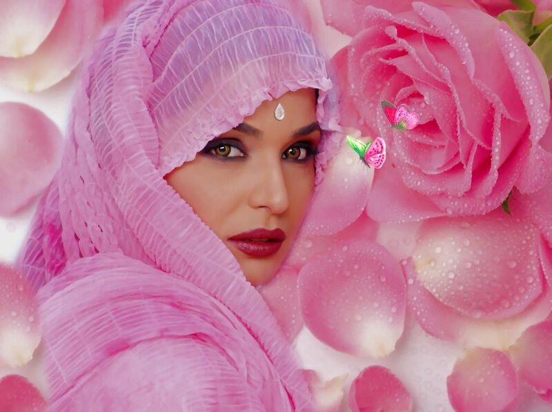 Woman in Pink Hijab