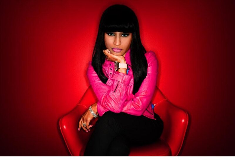 Woman in Pink Jacket — Red