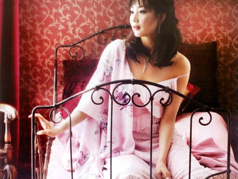 Woman in Pink Robe — Calm, Photograph, Bed, Wallpaper