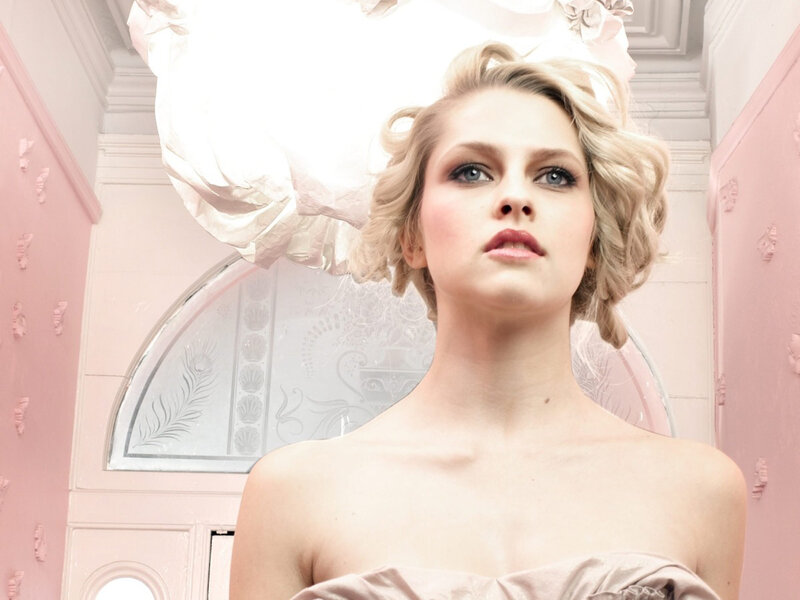 Woman in Pink Room — Dramatic