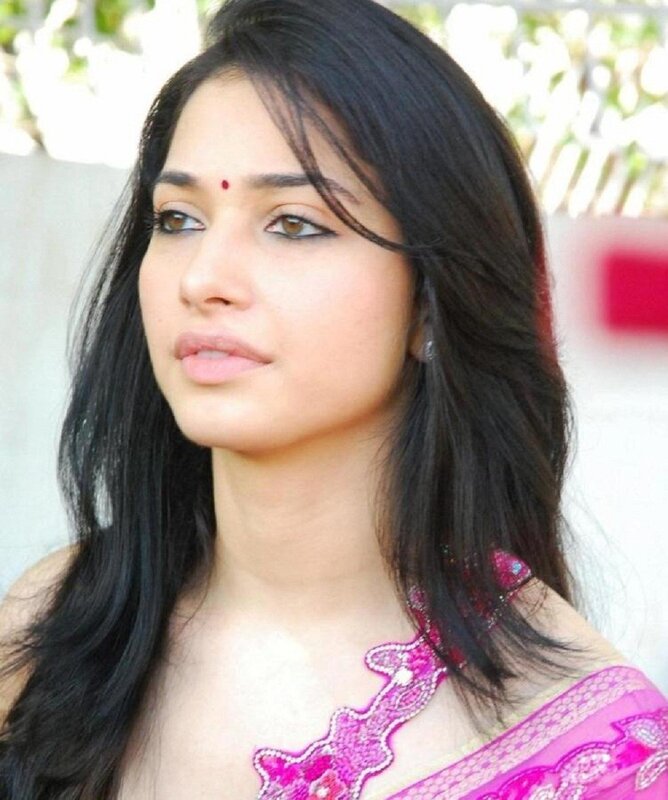 woman in pink sari