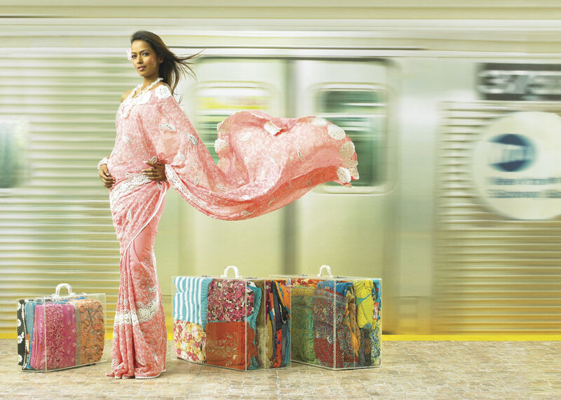 Woman in Pink Sari — Dynamic