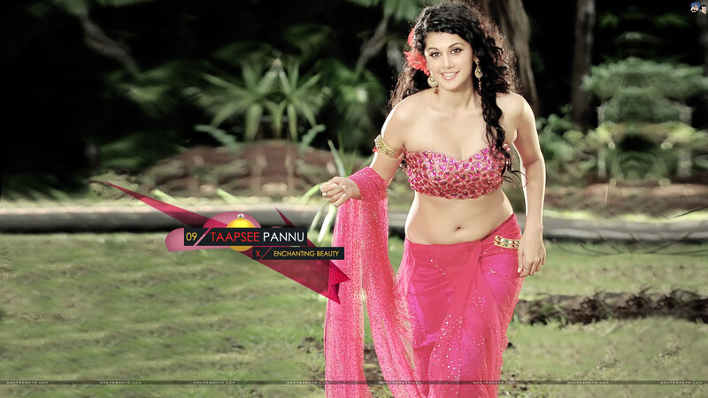 Woman in Pink Sari — Outdoor