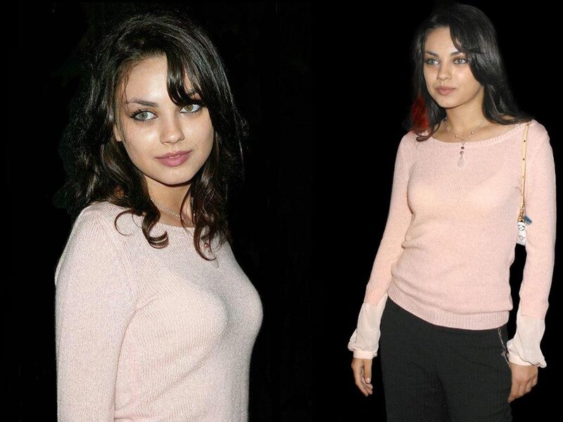 Woman in Pink Sweater — Neutral, Night