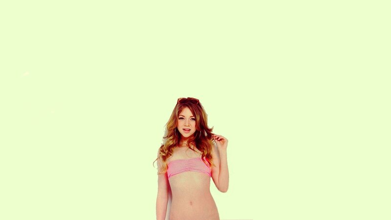 woman in pink top